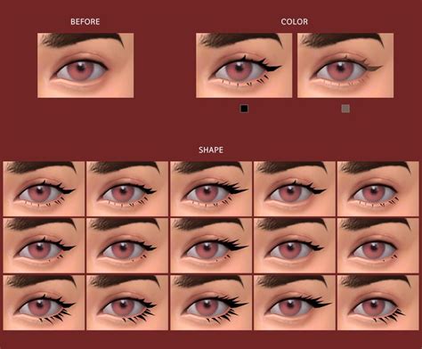 MMSIMS Eyelash Maxis Match v2