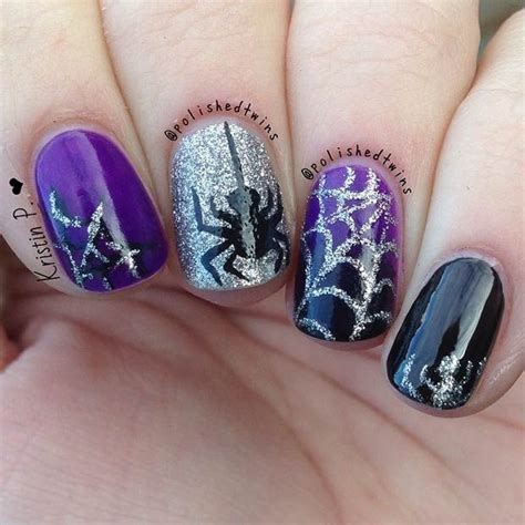 35 Cute and Spooky Nail Art Ideas for Halloween - StayGlam | Halloween ...