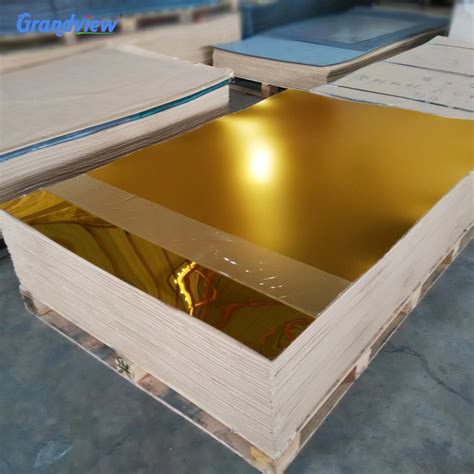 4FT X 8 FT Gold Mirror Acrylic Sheet/PMMA Mirror/Plexi Glass Mirror ...