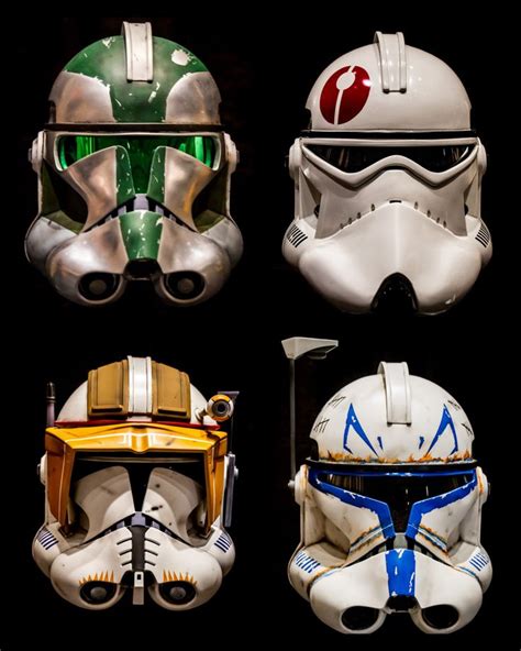 Collage of the Week: Trooper Helmets (With images) | Star wars helmet ...