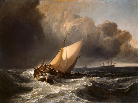 Joseph Mallord William Turner | Dutch Boats in a Gale ('The Bridgewater ...