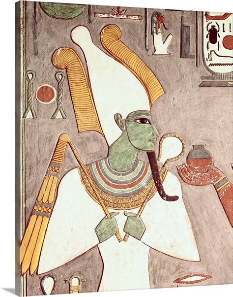 The god Osiris, Egyptian art Wall Art, Canvas Prints, Framed Prints ...