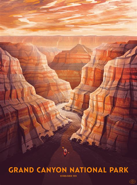 Grand Canyon National Park Poster — DKNG