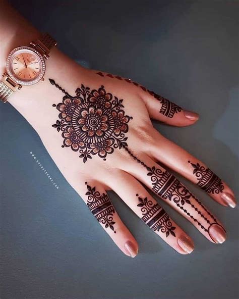 11+ Simple Henna Designs New Simple Dan Unik