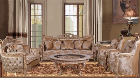 Victorian Style Sofa Set | Baci Living Room