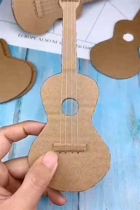 Diy cardboard guitar – Artofit