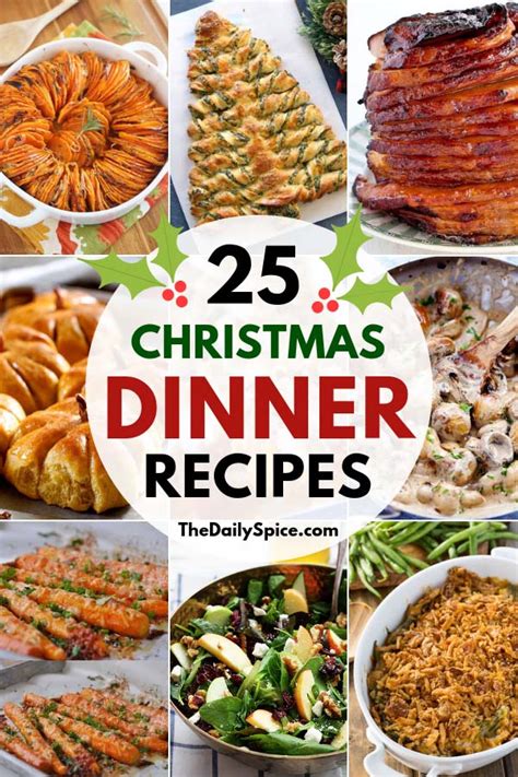 25 Delicious Christmas Dinner Recipes: Dinner Ideas - The Daily Spice ...