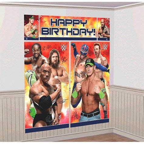 WWE Happy Birthday Scene Setter Banner/Wall by SimplyHeaven | Wwe ...