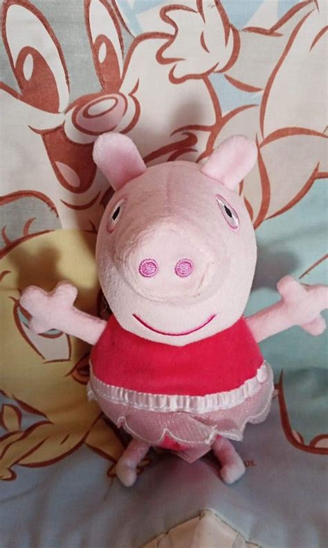 Talking Peppa Pig Ballerina Plush Toy, Hobbies & Toys, Toys & Games on ...