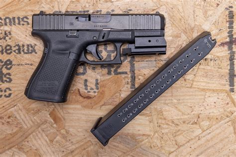 Glock 19 Gen5 9mm Police Trade-In Pistol with Extended Mag and Laser ...