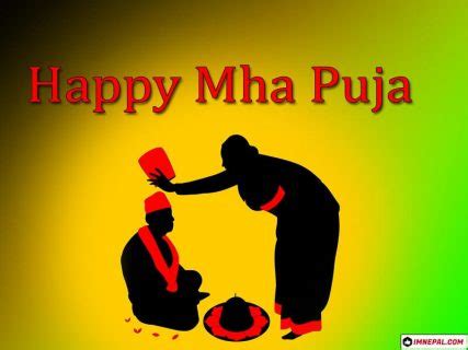 30 Happy Mha Puja, Typical Newari Culture Greeting Cards Images Design