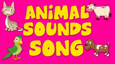 Animal Sound Song | Nursery Rhyme For Kids | Kids Song | Rhymes for ...