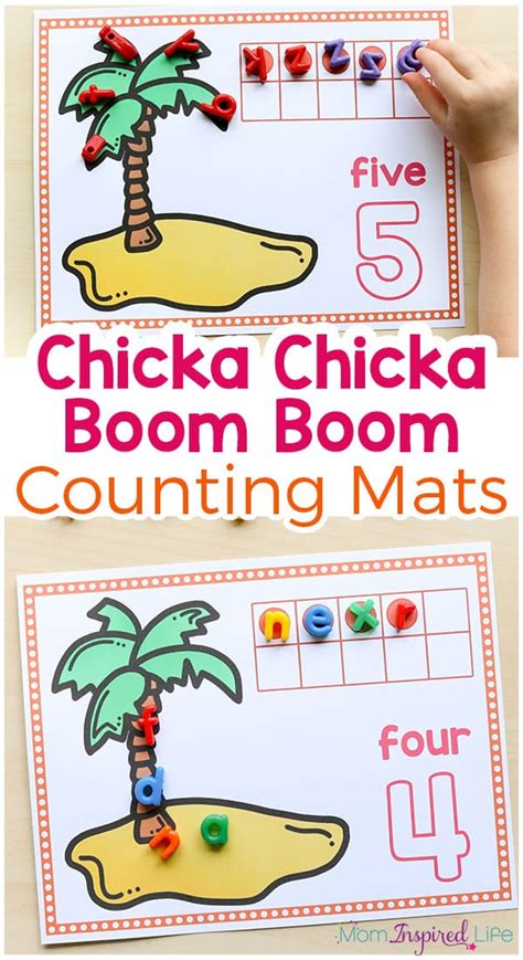 Chicka Chicka Boom Boom Counting Mats