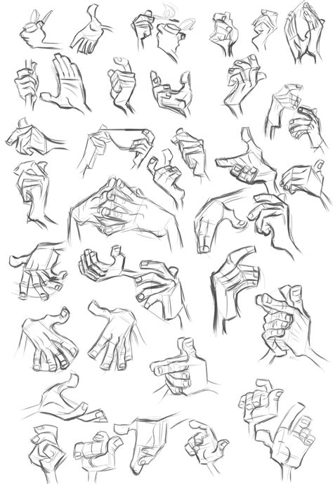 Pin de ruth2mARTIST em Character Anatomy | Hands | Como desenhar mãos ...