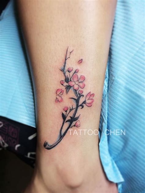 tattoo辰 apricot blossom tattoo | Blossom tattoo, Tattoos, Apricot blossom