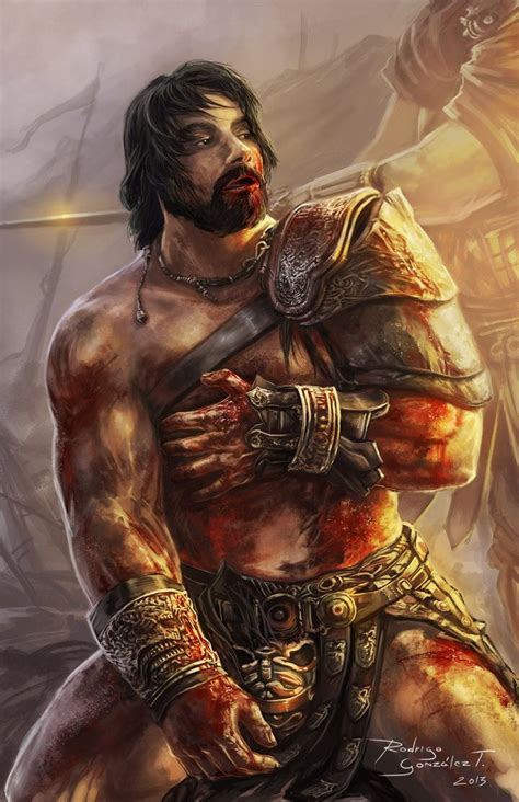 Crixus....moments before his death | Roman gladiators, Fantasy art men ...