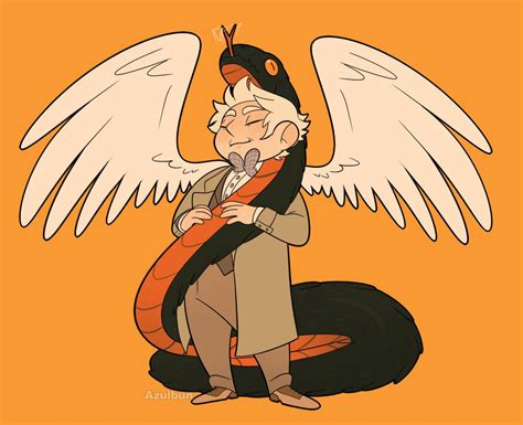 AzulBun's Art Blog | Good omens book, Best, Character design