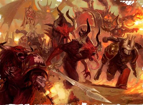 Khorne Daemonkin: Trying the Blood Host Detachment Warhammer 40k ...