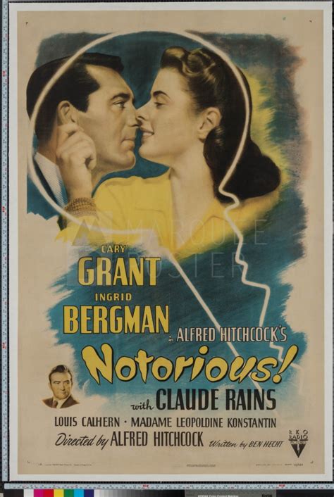 Marquee Poster | Notorious 1946 US 1-sheet