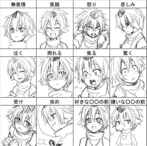 LUV emotion charts! 😂😭 | Anime faces expressions, Face drawing, Anime ...