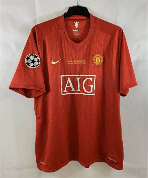 Cristiano Ronaldo Man United 2008 Champions League Final Jersey ...