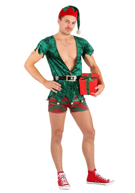 Sexy Christmas Elf Men's Costume - $49.99 - $59.99