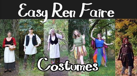 Easy Renaissance Faire (Ren Fair) Costume Ideas || Historybounding ...