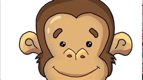 How To Draw Monkey Face - Notionnation Triptoli