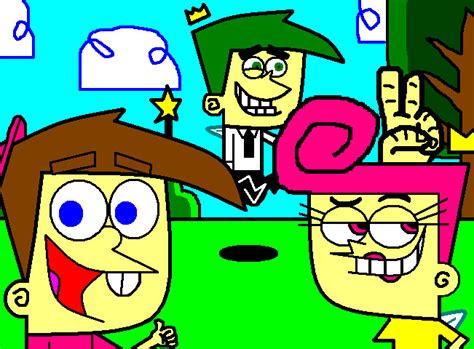 Timmy, Cosmo, and Wanda by thecartoonwonder on DeviantArt