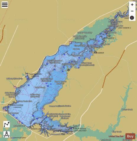 Ross R Barnett Reservoir Fishing Map | Nautical Charts App