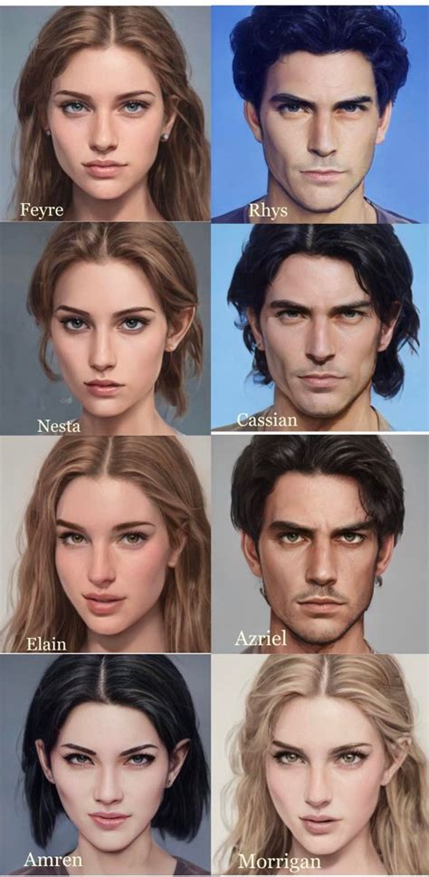 ACOTAR Characters | Feyre and rhysand, A court of wings and ruin, A ...