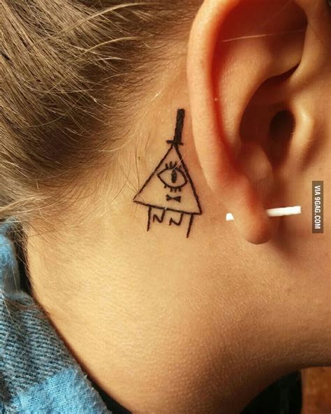 Bill tattoo, gravity falls, thanks for this great adventure!!!! - 9GAG