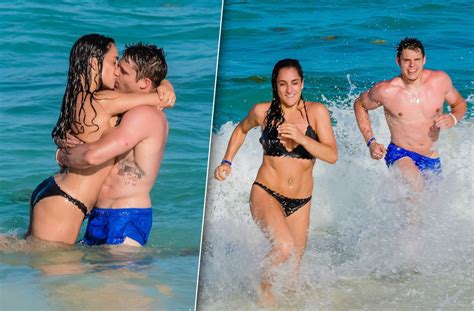 Jordyn Wieber Kisses Boyfriend In Teeny Bikini In Mexico