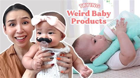 TESTING WEIRD BABY PRODUCTS TO SEE IF THEY WORK! - YouTube