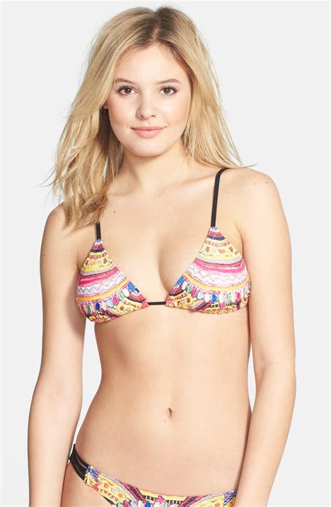 Billabong 'Peruvian Dreams' Triangle Bikini Top (Juniors) | Nordstrom