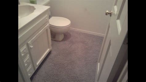 Carpet in the Bathroom Part 1 - YouTube