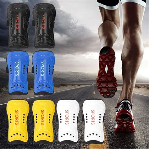 Light Soft Football Shin Pads Soccer Guards Sports Leg Protector ...