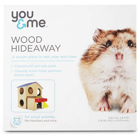 You & Me Large Wood 2-Story Hamster House | Petco