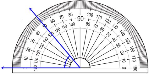 Measuring angles with a protractor - lesson & video