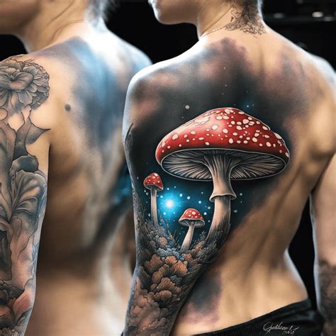 96 Mushroom Tattoo Ideas Created With Ai | artAIstry