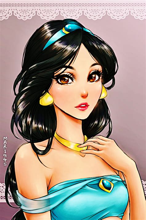 Walt Disney Fan Art – Princess Jasmine - Walt Disney Characters Fan Art ...