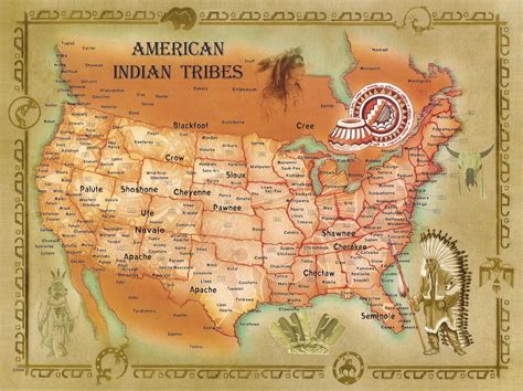 Native American Tribes Pictures - Map American Tribes Native Printable ...