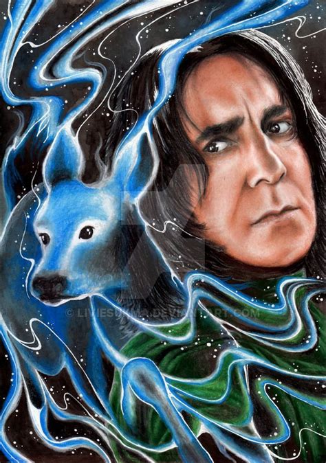 Snape - Patronus by LivieSukma | Snape patronus, Art, Harry potter fandom