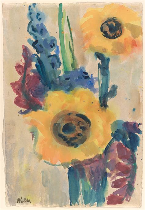 Emil Nolde, Blumen (Flowers), n.d. · SFMOMA