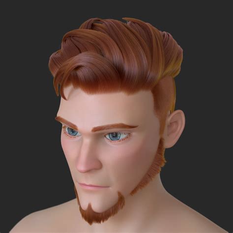 ArtStation - xgen hair, ranyiren - | Xgen, 3d face model, 3d model ...