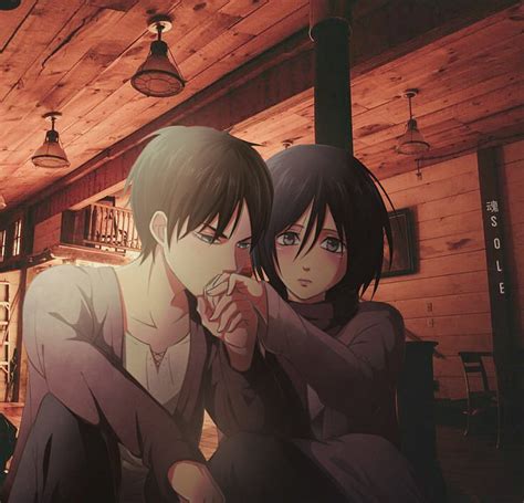 Eren x mikasa, anime, aot, attackontitan, edit, eren, erenyeager ...