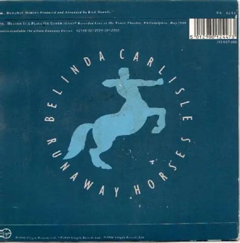 Belinda Carlisle Runaway horses (Vinyl Records, LP, CD) on CDandLP