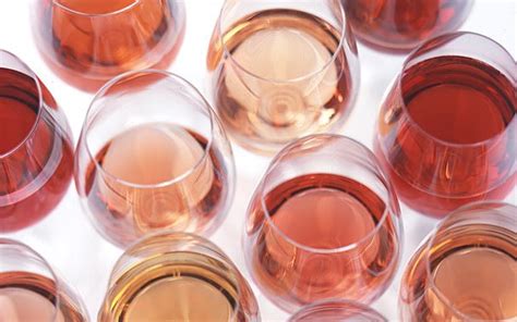 Many Different Shades of Rosé Wine