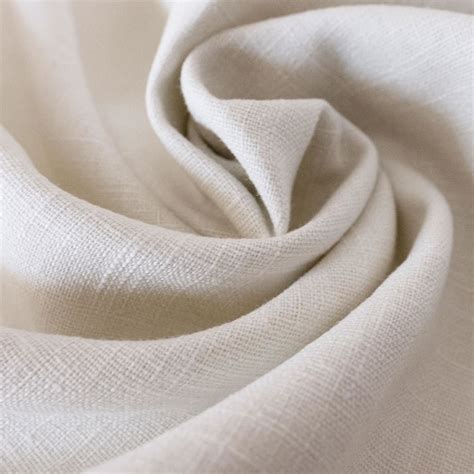 Ivory 100% linen fabric — Tissus en Ligne