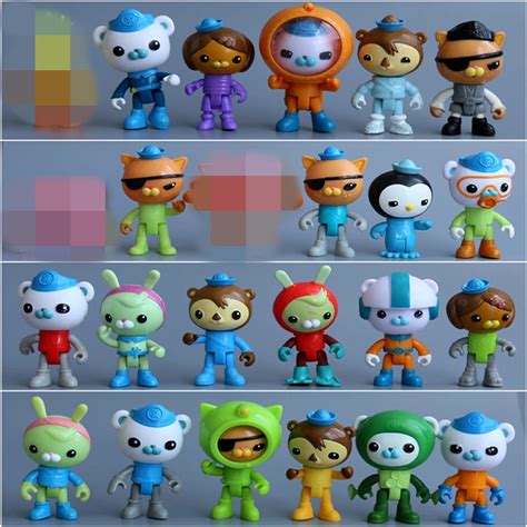 8pcs/set New Cartoon The Octonauts Action Figure Toys Super Lovely ...